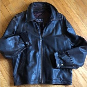 Wilson’s Leather flight jacket Heavy Brown w/liner